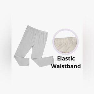 GUISBY Baby Toddler Kids Soft Short Pajamas 2pcs pants Gray Bamboo Fiber 2-3T